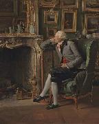 Henri-Pierre Danloux The Baron de Besenval in his Study oil painting on canvas
